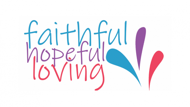 Logo: Faithful, Hopeful, Loving, our 2021 Stewardship Campaign